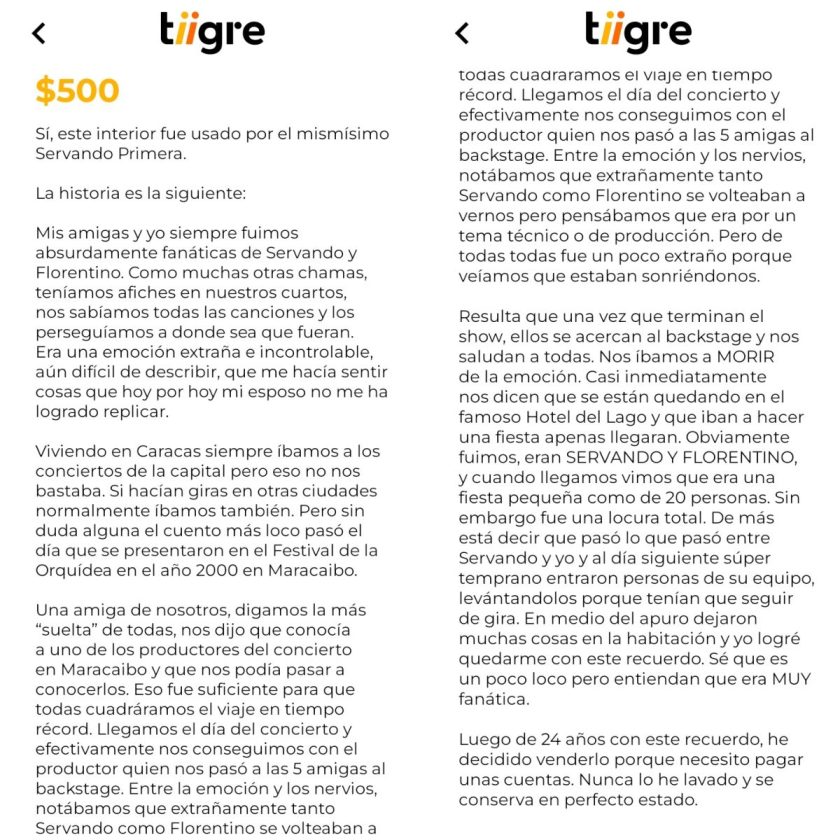 El bóxer usado por Servando Primera que venden por $500