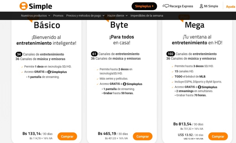 Los planes básicos tienen un incremento de 11.16%