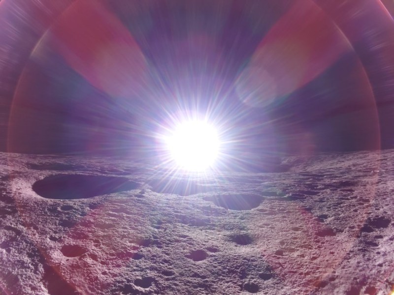 Las sorprendentes fotos que capturó la NASA del amanecer y atardecer desde la Luna