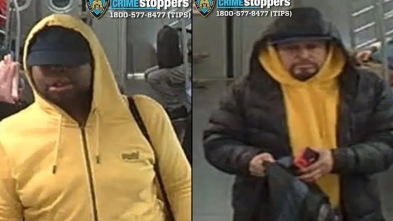 La policía compartió la foto de los sospechosos del acto cometido en un vagón del metro en Nueva York.