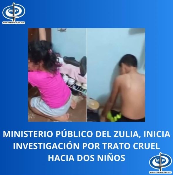MP investigará el maltrato hacia los dos niños.