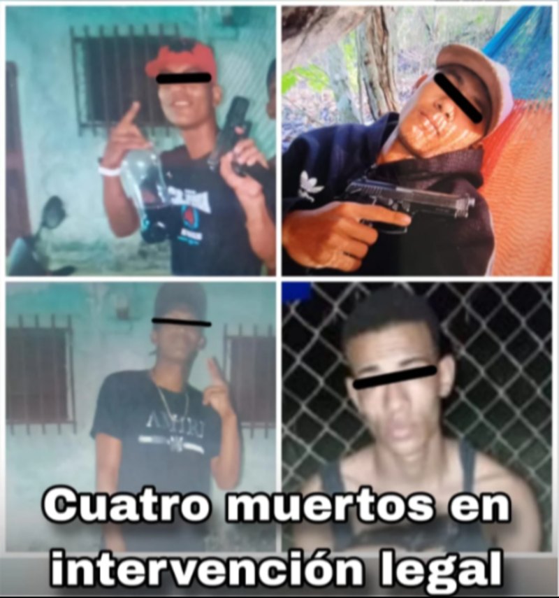 Los cuatros implicados fueron abatidos por la FANB