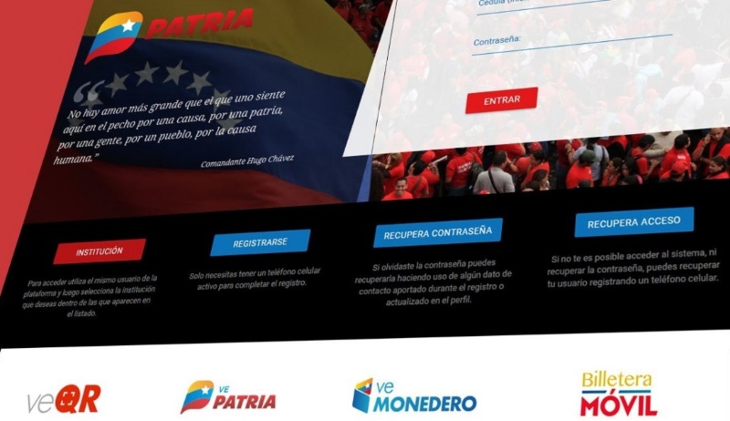 Sistema Patria inició pago de bono especial "Patria Libre y Soberana"