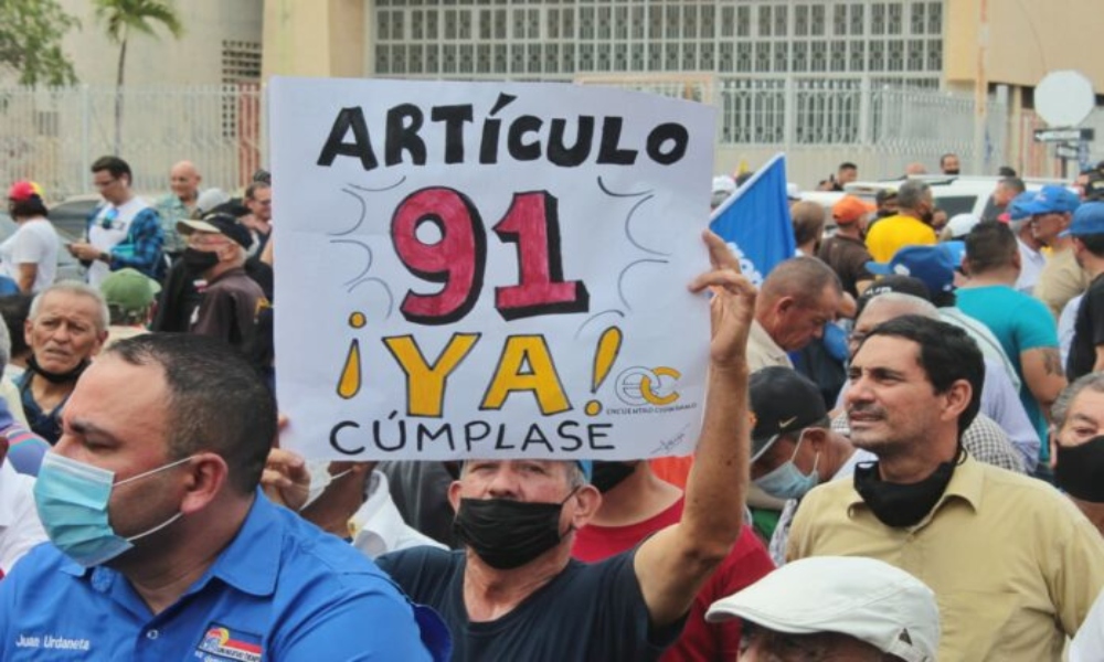 CTV califica de "discriminatorio" bono de 10.000 bolívares a jubilados