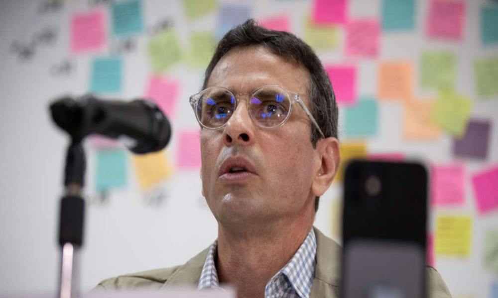 Capriles rechaza primarias de la oposición para elecciones presidenciales
