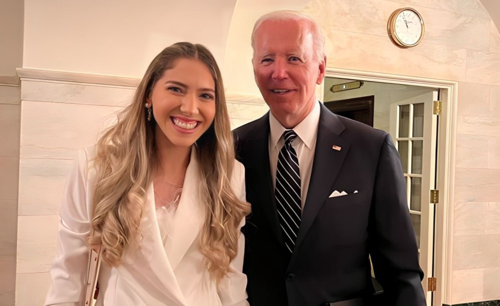 Joe Biden recibió a Fabiana Rosales en la Casa Blanca