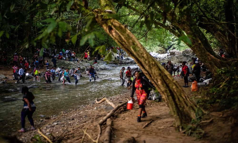 Venezolanos superan a haitianos como migrantes que más han cruzado el Darién en 2022