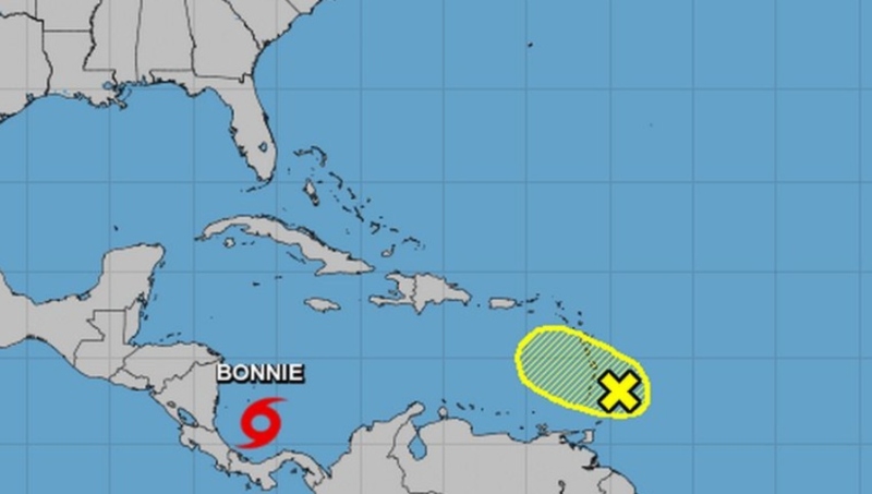 Bonnie se convierte en la segunda tormenta tropical de 2022