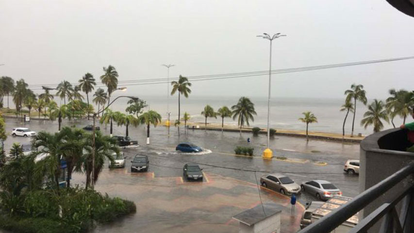 Anzoátegui: Fuertes lluvias provocaron apagón +VIDEO
