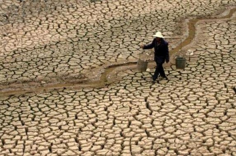 Por sequía: China declara alerta amarilla en todo el país