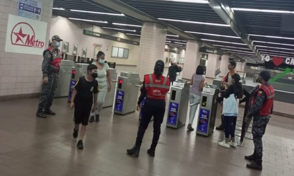 Activan dispositivo de seguridad en Metro de Caracas