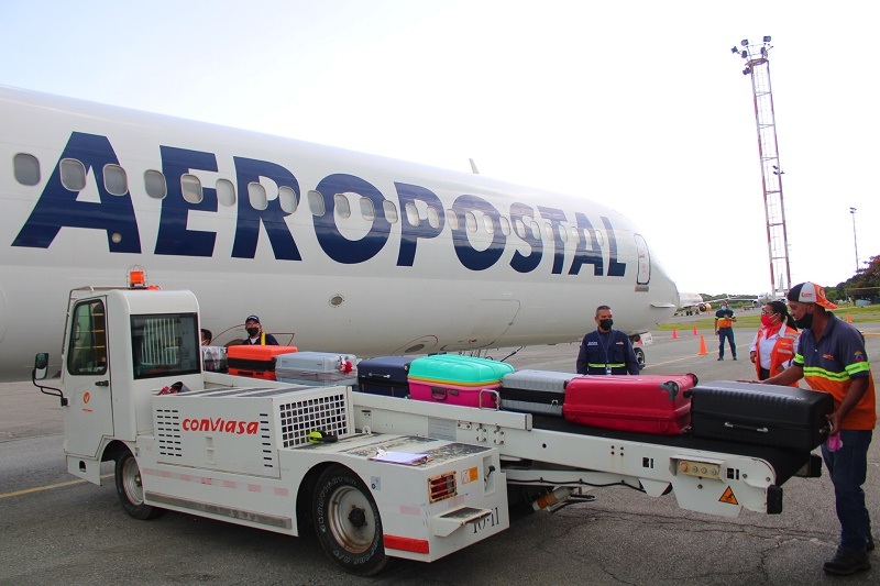 Aeropostal reactivó vuelos directos desde Valencia a la Isla de Margarita