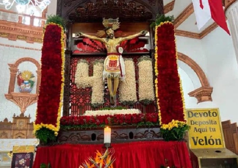 Feligreses celebran 412 años del Santo Cristo de La Grita