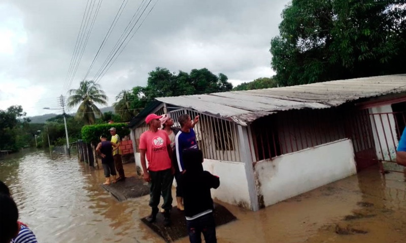 Más de 164 familias están en riesgo de muerte por lluvias en Guárico