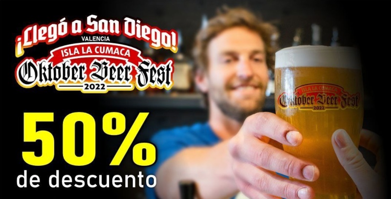 Oktober Beer Fest 2022 adelanta la fiesta alemana con 50% de descuento