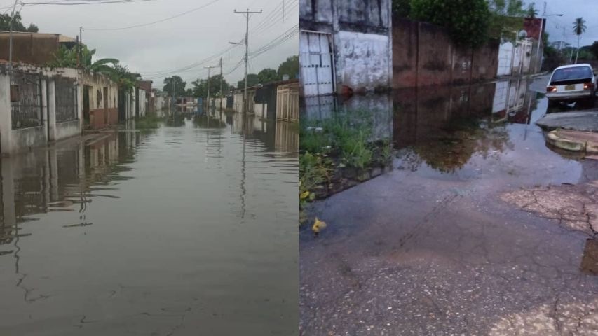 Inundaciones en varias zonas de Aragua tras intensas lluvias