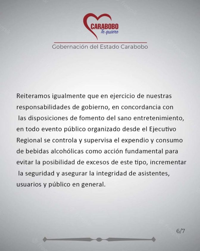 Comunicado Rafael Lacava Expo Valencia 4