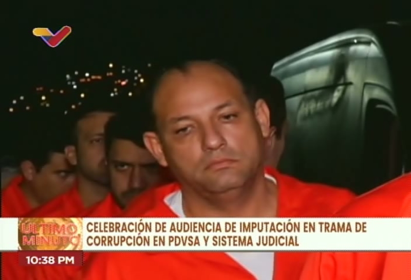 Con traje naranja y esposados: Saab mostró a corruptos de PDVSA procesados en tribunales