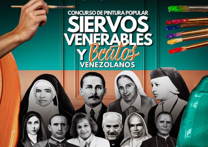Arquidiócesis de Caracas promueve concurso de pintura "Siervos, Venerables y Beatos"