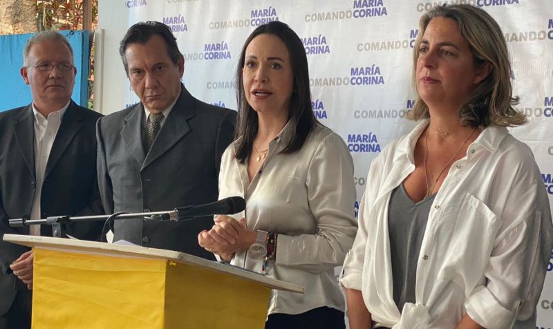 María Corina Machado: Si ceden ante el CNE, estarían excluyendo a la gente