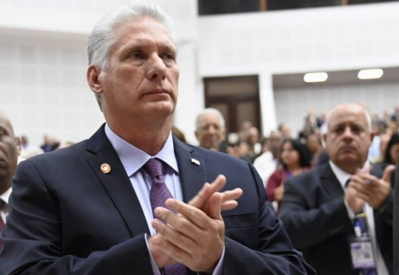 Parlamento de Cuba reeligió a Díaz-Canel como presidente