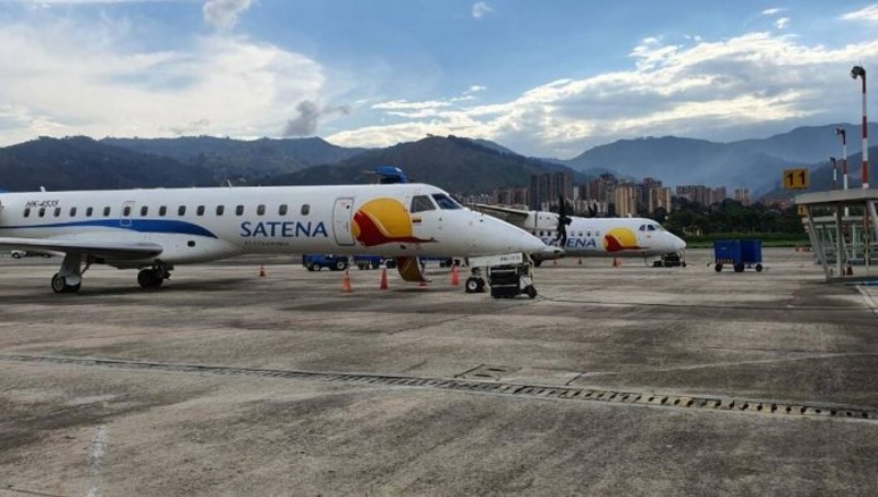 Aerolínea Satena ofrecerá tres vuelos semanales Caracas - Bogotá