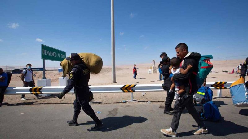 Ingreso irregular de migrantes a Chile disminuyó 56%