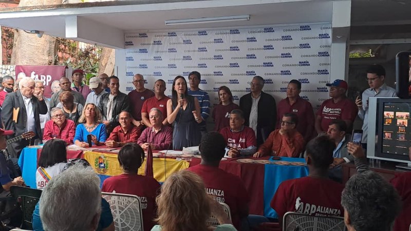 Ledezma y Alianza Bravo Pueblo respaldan a María Corina Machado