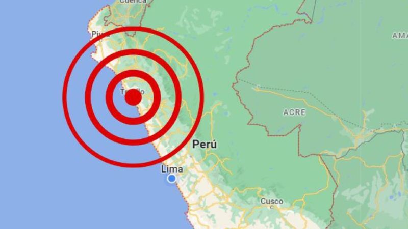 Sismo de magnitud 4,6 sacude selva de Perú