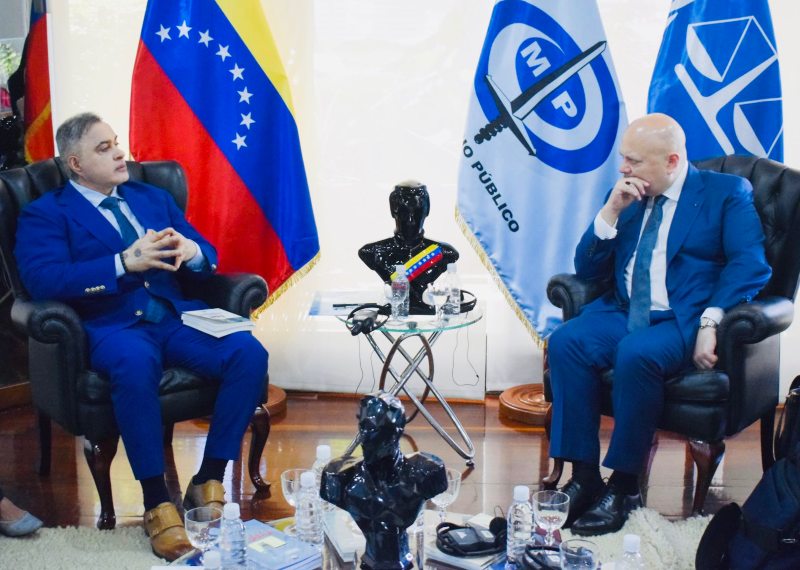 Fiscal de la CPI se reunió con Tarek William Saab en Caracas