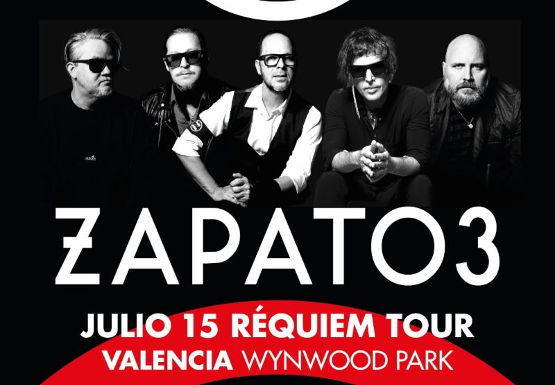 Zapato 3 regresa presentará Réquiem Tour en Valencia