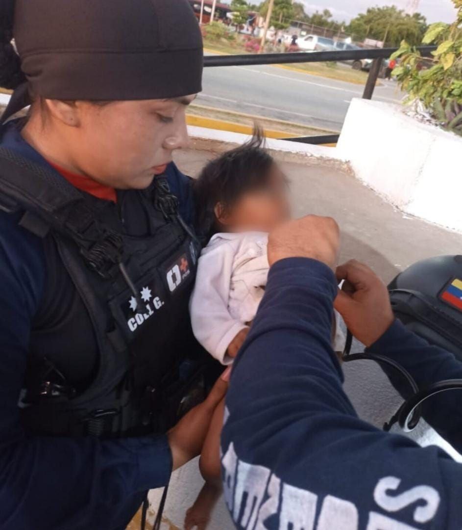 Yukpas olvidaron a bebé en el puente sobre el Lago de Maracaibo