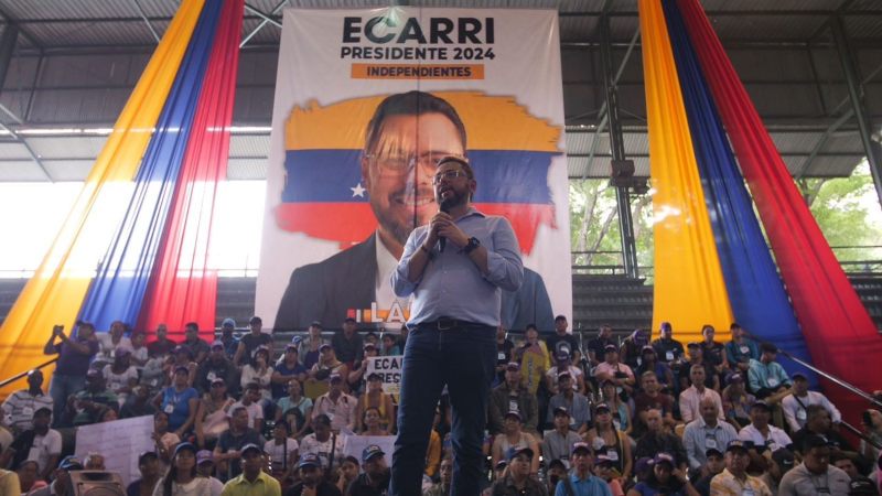 Ecarri se lanza a la presidencia y pide observación de la Unión Europea
