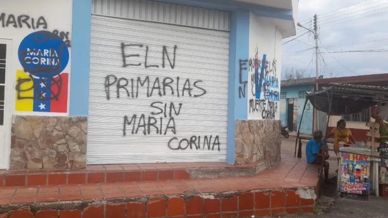 "Primarias sin María Corina": los alarmantes mensajes del ELN en Táchira