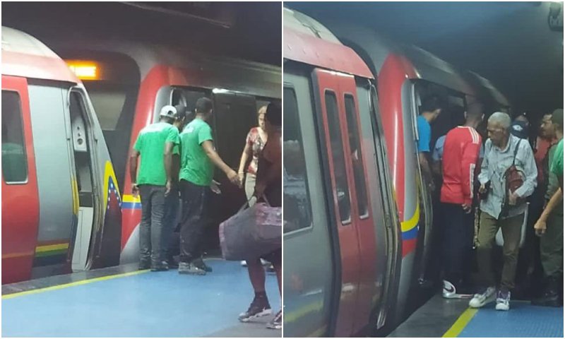 Dos trenes del Metro de Caracas chocaron entre Petare y La California