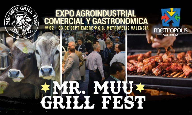 MR.MUU Grill Fest revolucionará Valencia en septiembre con la mejor gastronomía