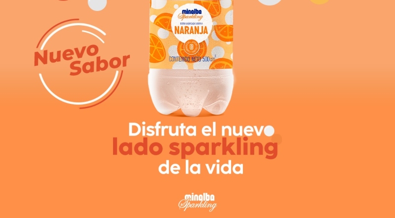 Minalba Sparkling amplía su portafolio con el nuevo sabor naranja