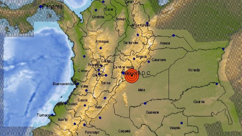 Sismo de 5.1 estremece la noche en Bogotá