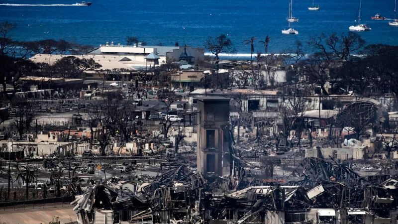 Confirman más de 80 fallecidos en Hawái por incendios forestales