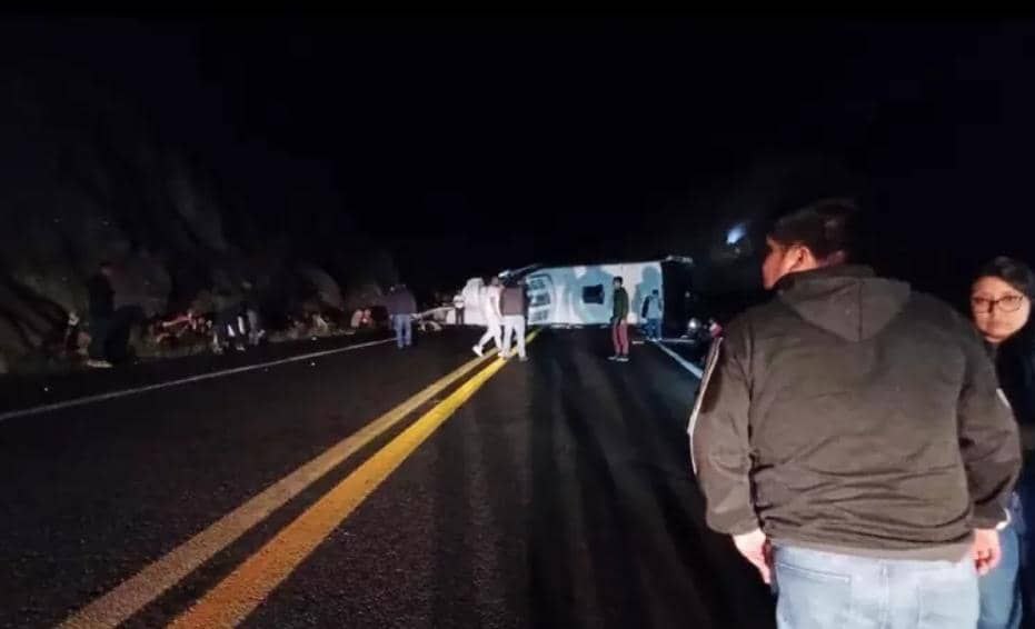 Más de 30 venezolanos heridos en terrible accidente de bus en México +LISTA