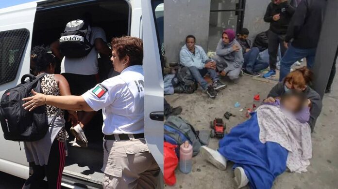 Hallaron a 41 migrantes hacinados en México