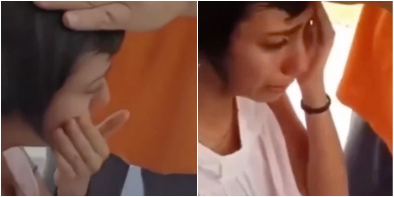 Rapó la cabeza de su hija por hacer bullying a niña con cáncer +VIDEO