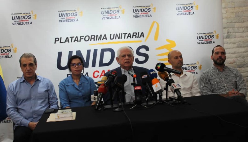 Plataforma Unitaria: "El 22 de octubre tendremos una Primaria exitosa"