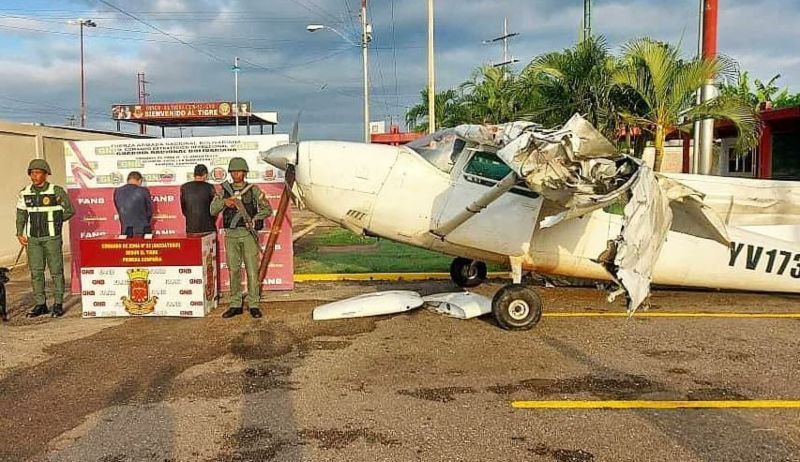 Aeronave se estrelló en Anzoátegui: dos colombianos fueron detenidos