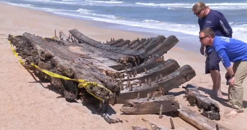 Hallan restos de un barco del siglo XIX en la ciudad más antigua de EEUU