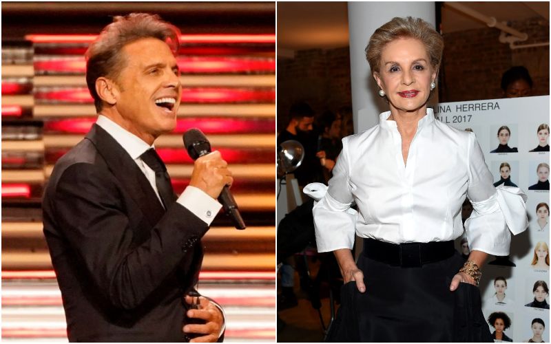 Luis Miguel regaló rosas a Carolina Herrera durante concierto en Nueva York