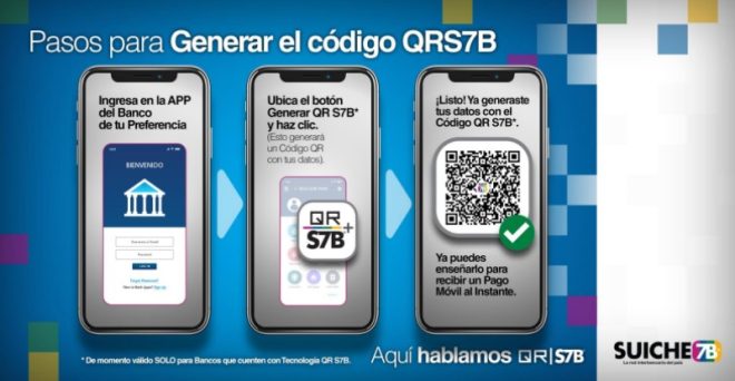 Suiche 7B suma valor a la banca con QR Interbancario