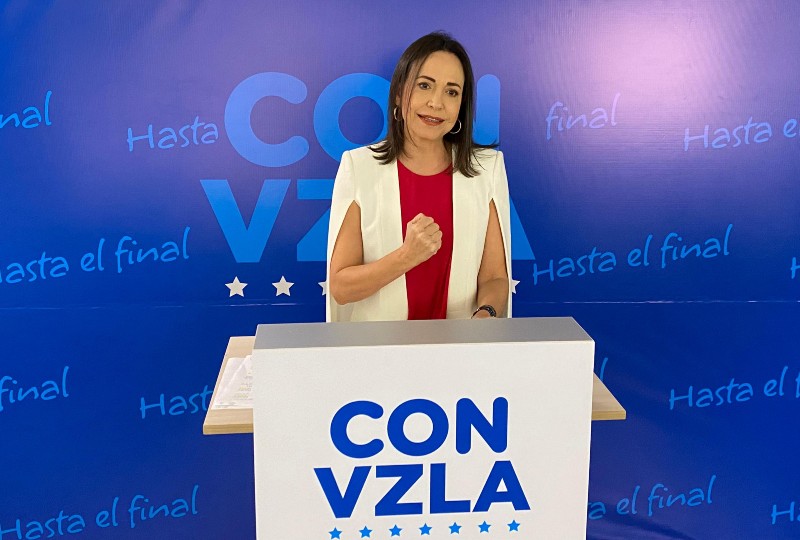 María Corina Machado: "El mandato es derrotar a Maduro en 2024"