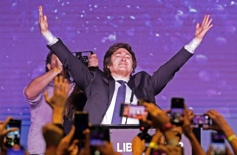Javier Milei es el nuevo presidente de Argentina