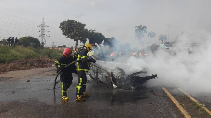 Dos fallecidos por accidentes viales en Caracas y Valencia